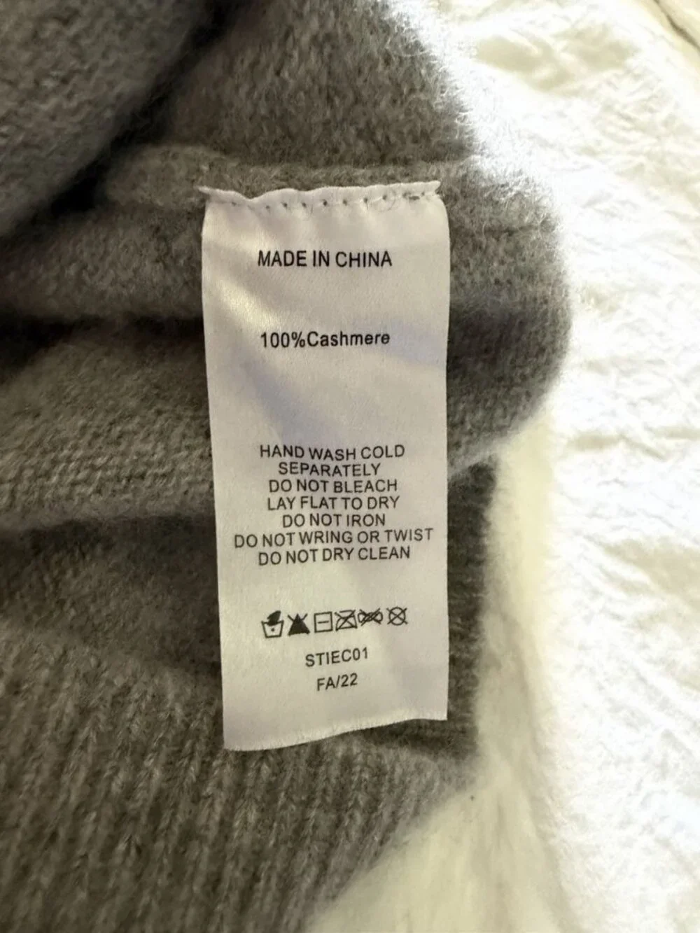 Quince Women’s Gray 100% Cashmere Full Zip Hoodie Sweater Size Small Pockets - Picture 6 of 8